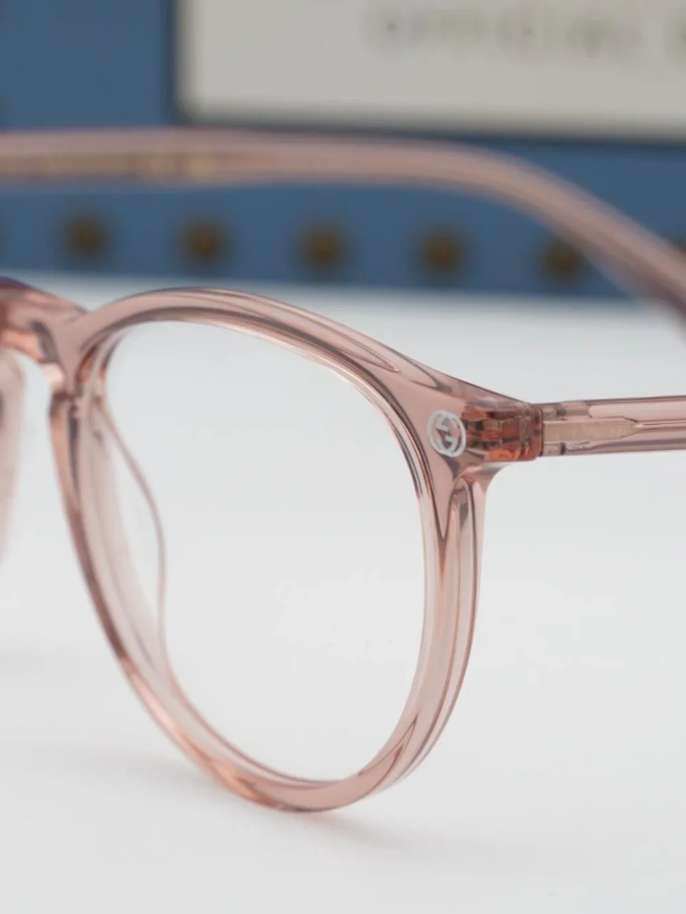 Gucci GG0027O 019 Women Round Eyeglasses 50mm - Pink - Picture 2 of 11